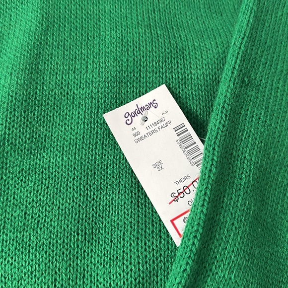 Gordmans | NWT Ugly Sweater Green w/ Reindeer Light-up Long Sleeve | Size XL - Picture 8 of 10